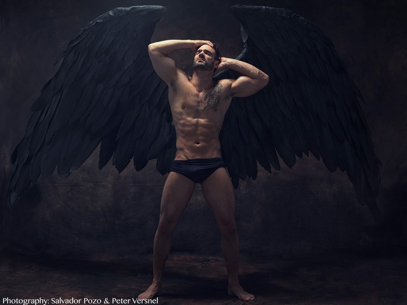 черный ангел фото мужчины