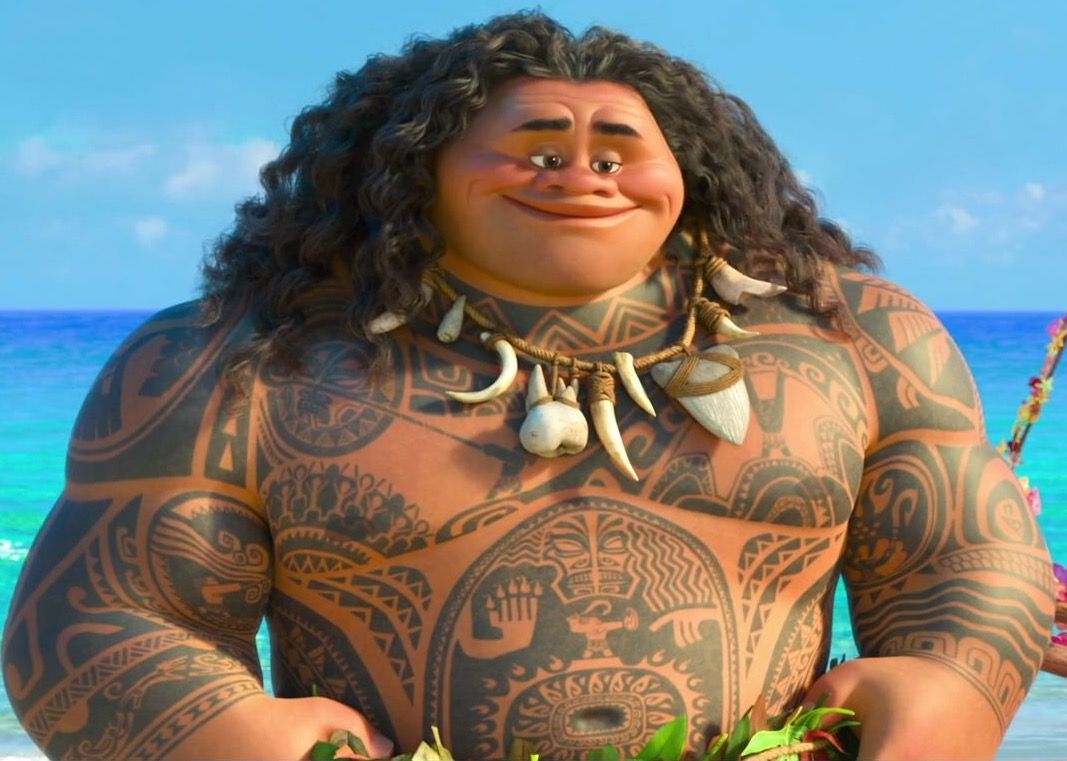 Мауи - дейтерагонист мультфильма Диснея «Моана» 2016 года. 