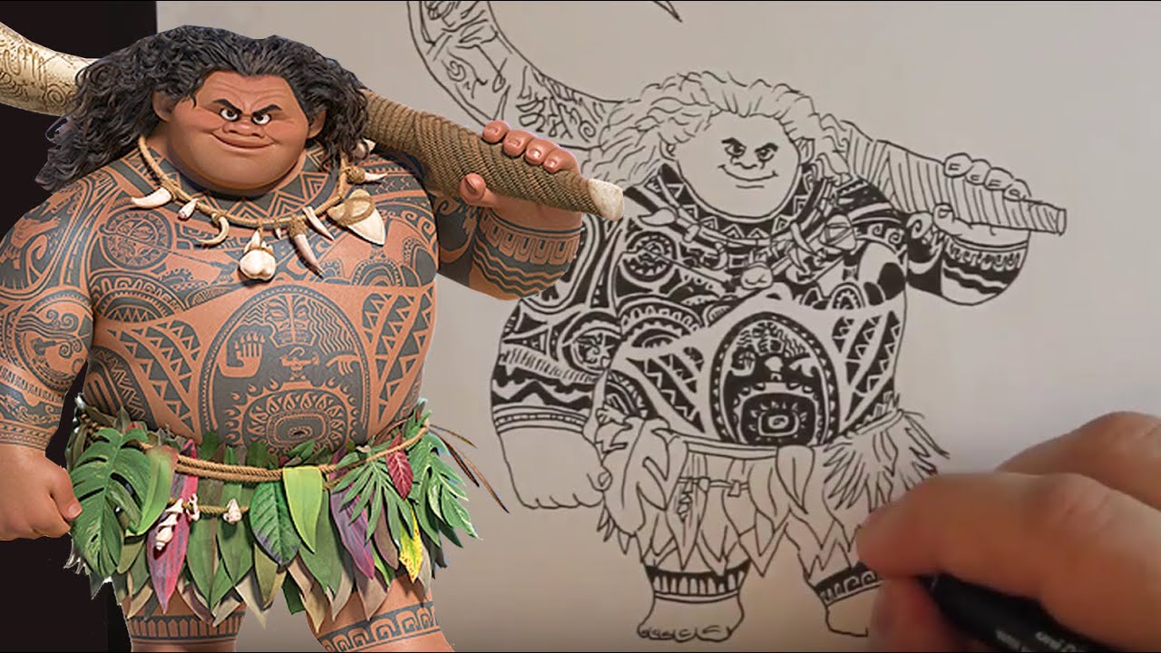 Моана Татуировки Мауи