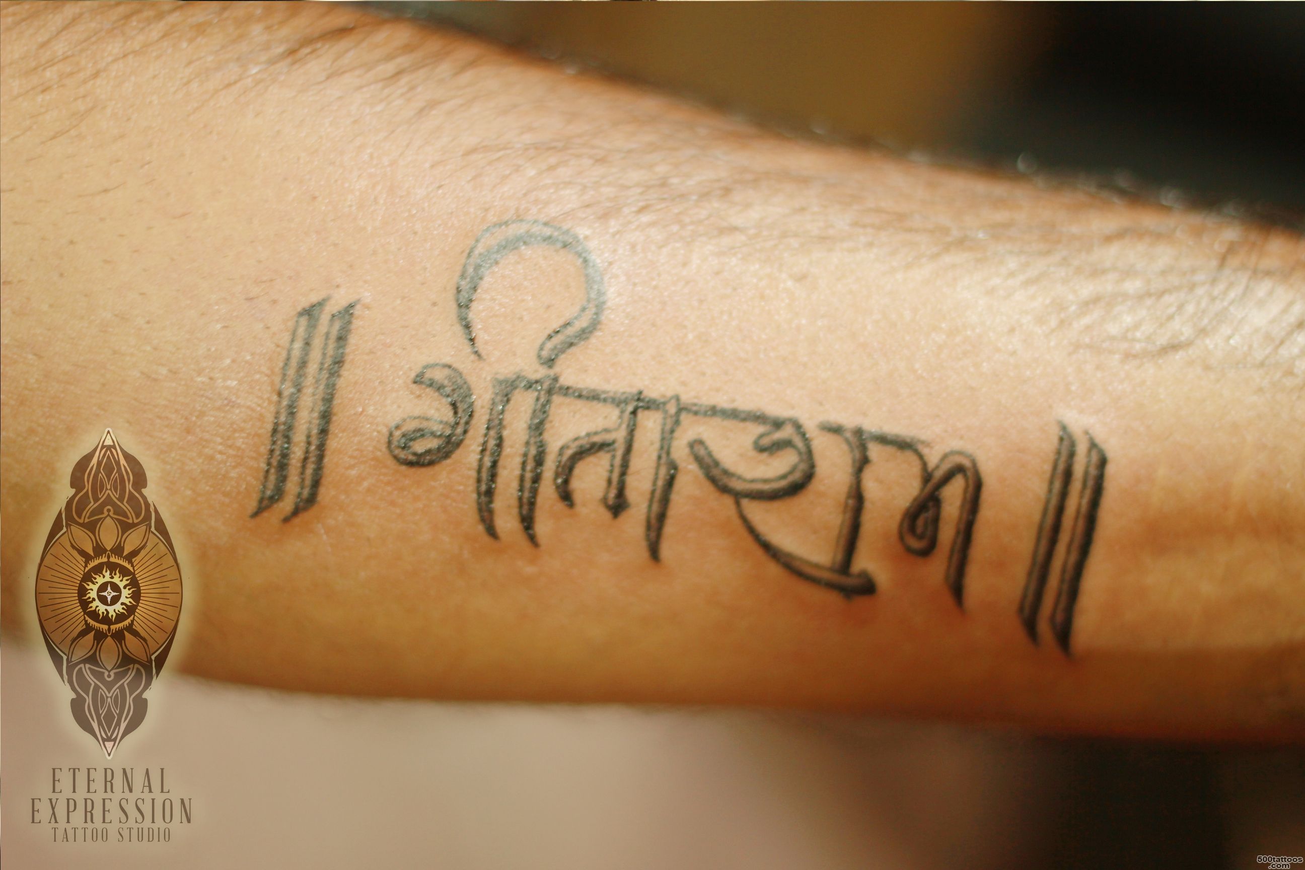 Татуировки на языке хинди (75 фото)