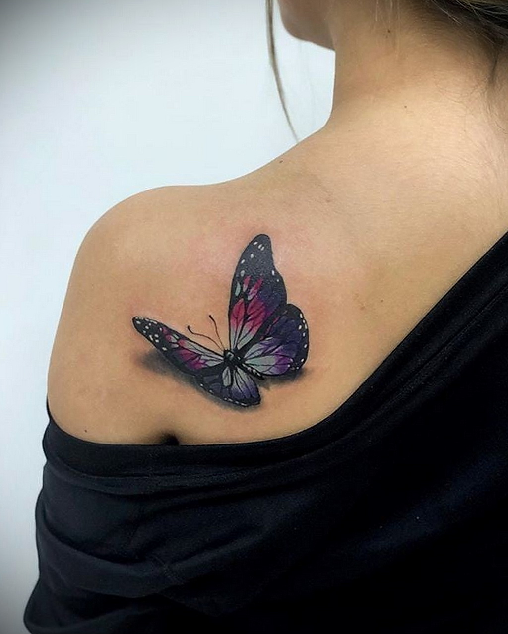 Женские Татуировки бабочки