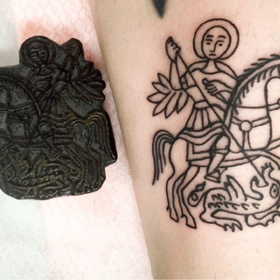 Татуировки в средние века