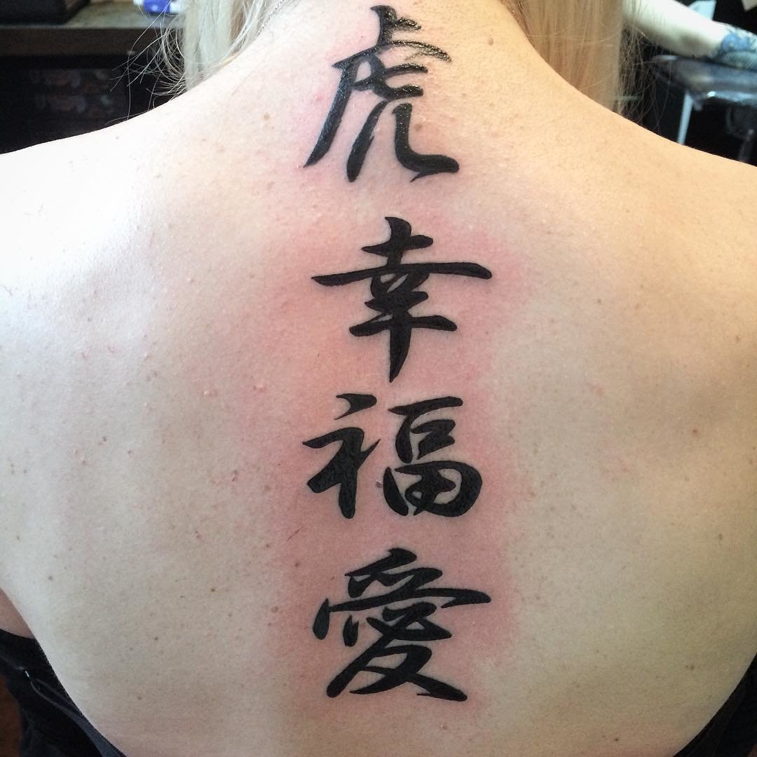 Татуировки китайские иероглифы
