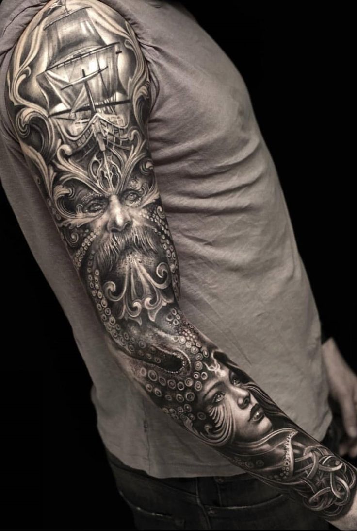 Тату рукав для мужчин|Tattoo sleeve for men