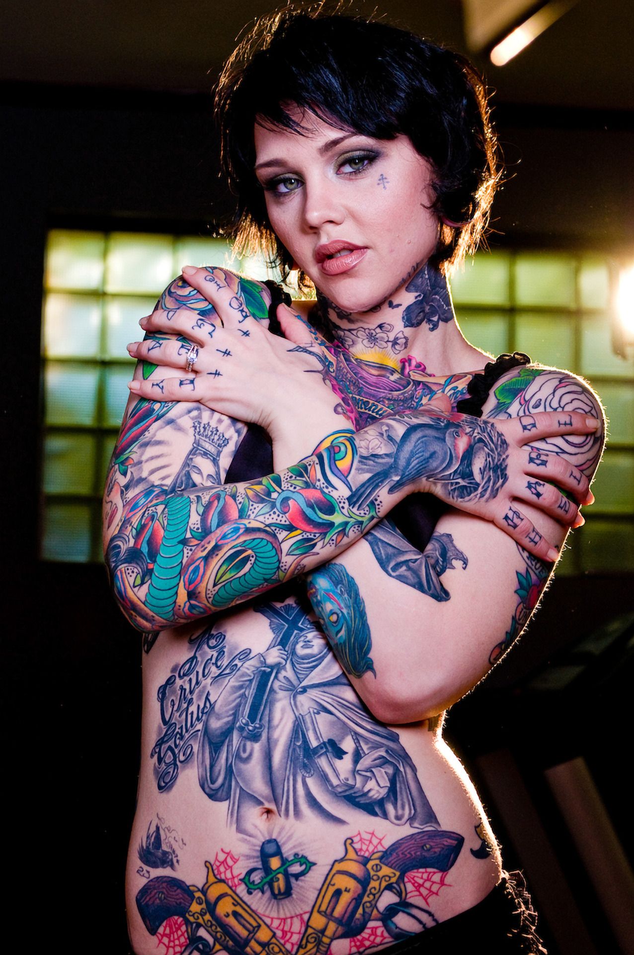 Сильно татуированные женщины
