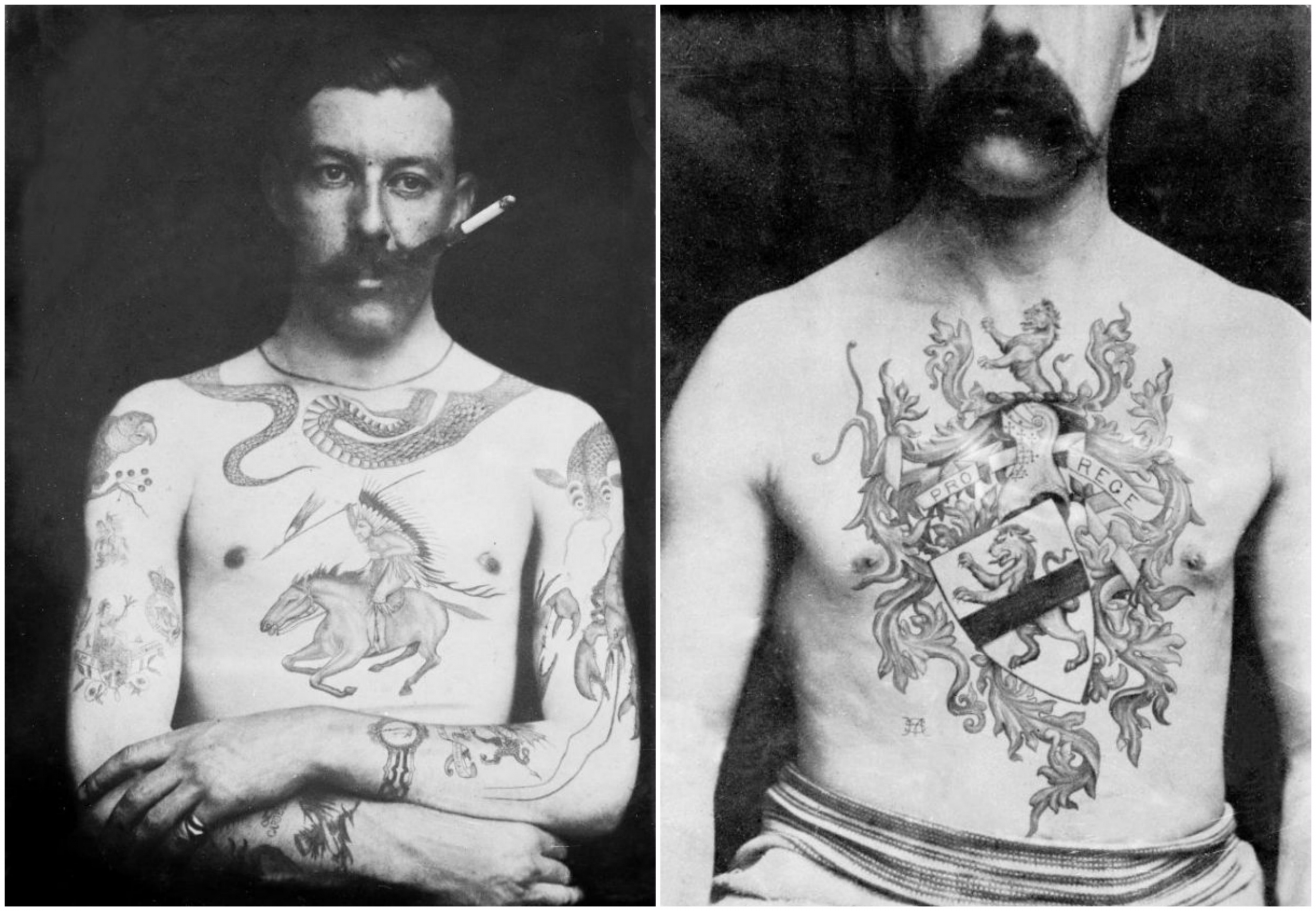 Татуировки Николая 2 и Георга 5