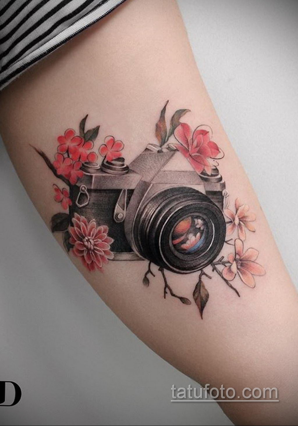 Татуировки фотоаппарат: 13 фото и эскизов