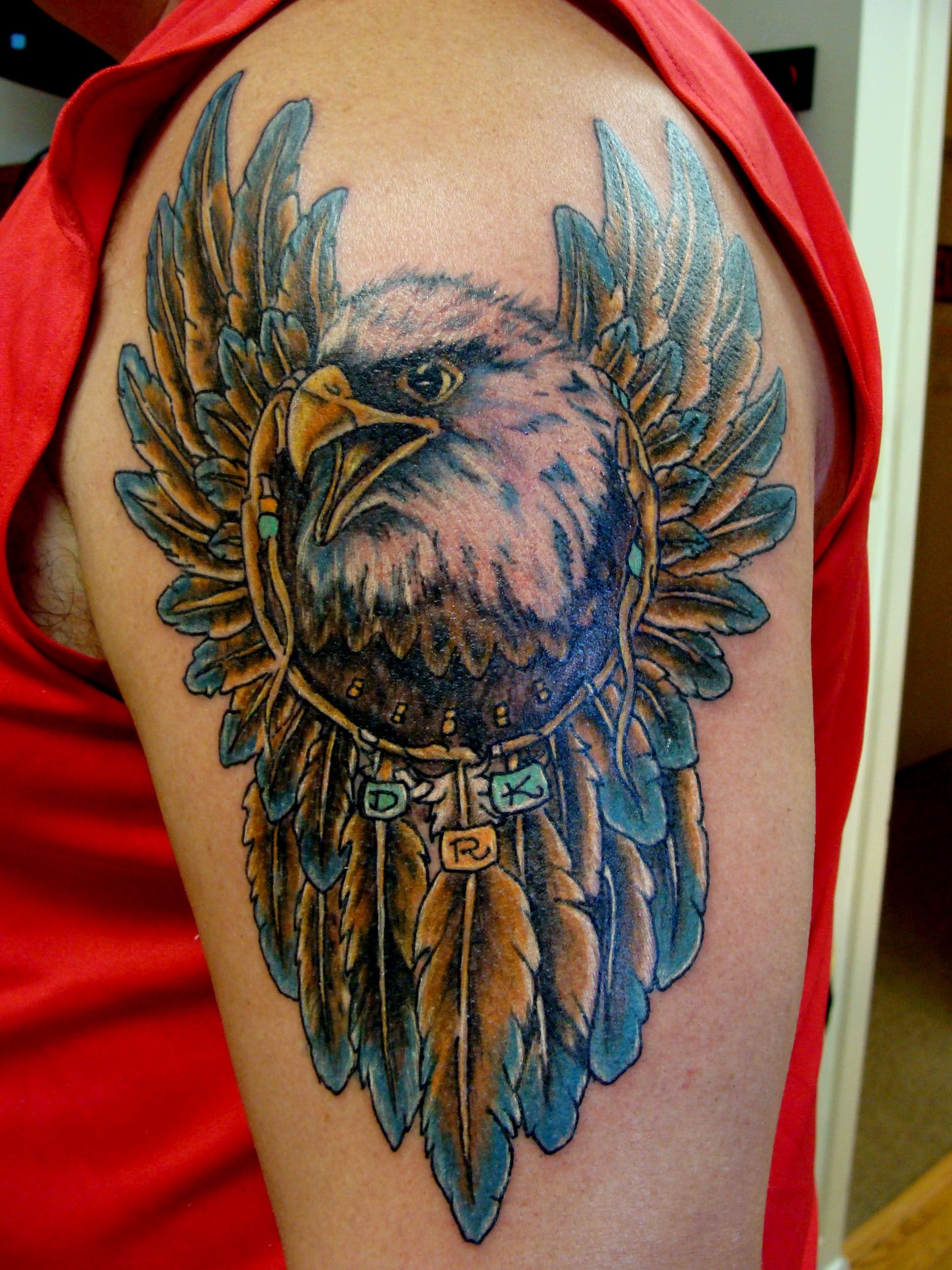 Индейский Орел тату