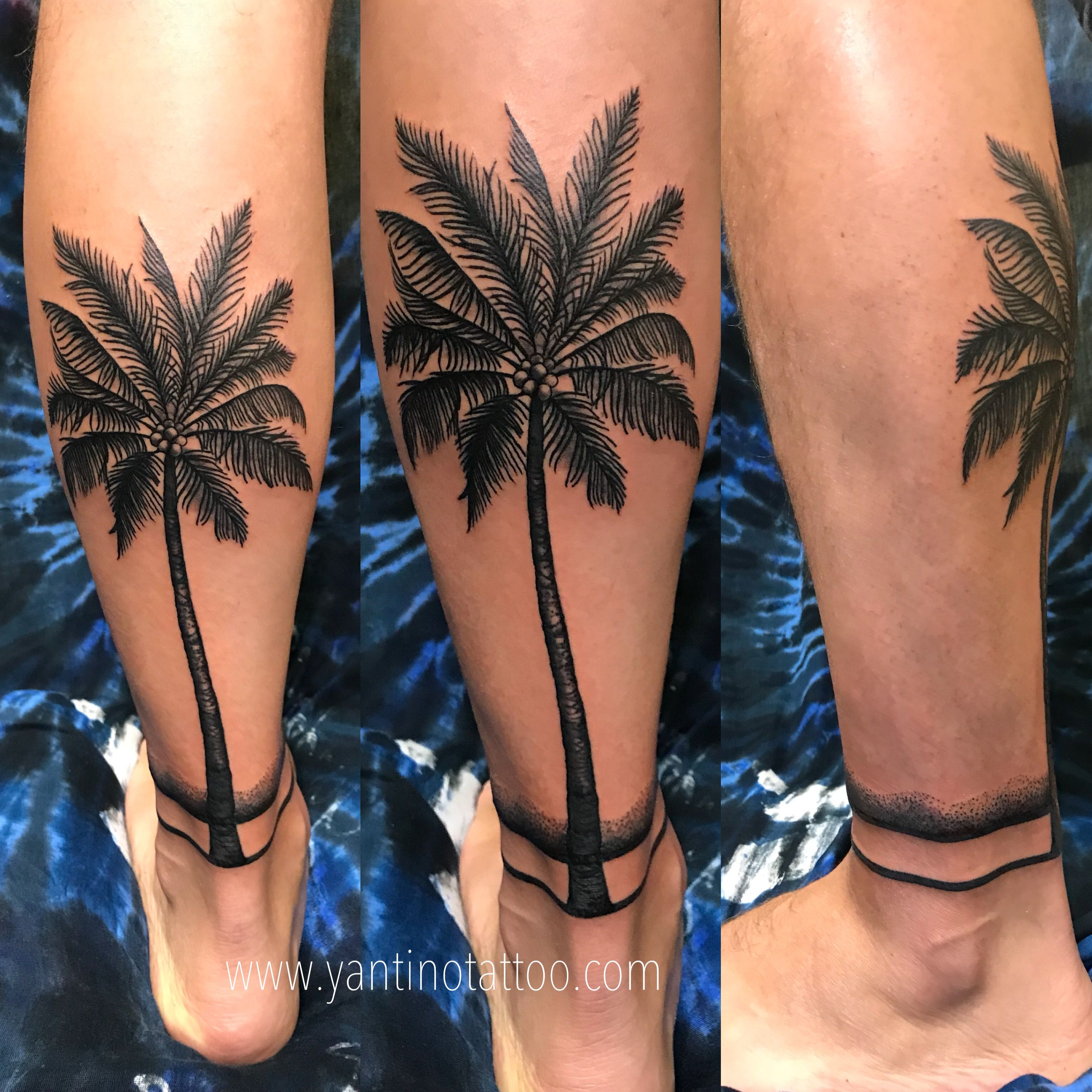 Пальма на ноге