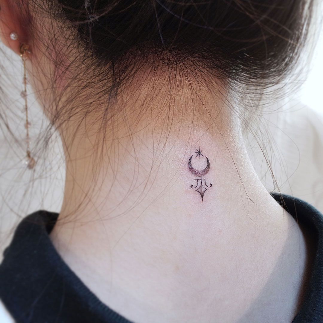 Gemini sign tattoo for girls