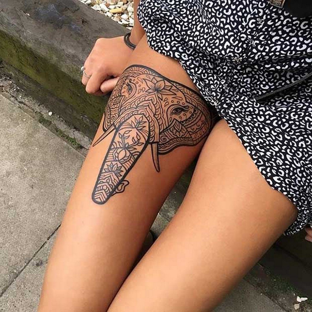 Татуировки на ляшках
