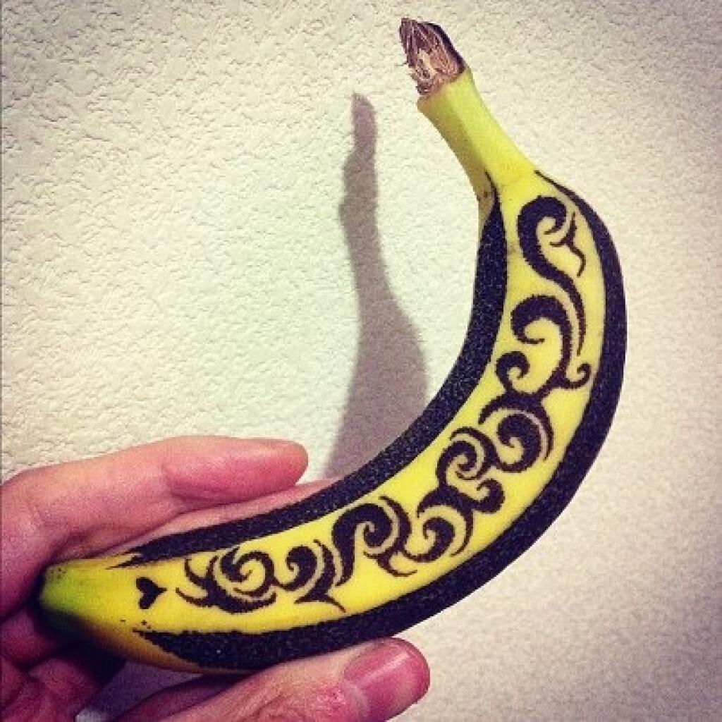 Банан смешной рисунок