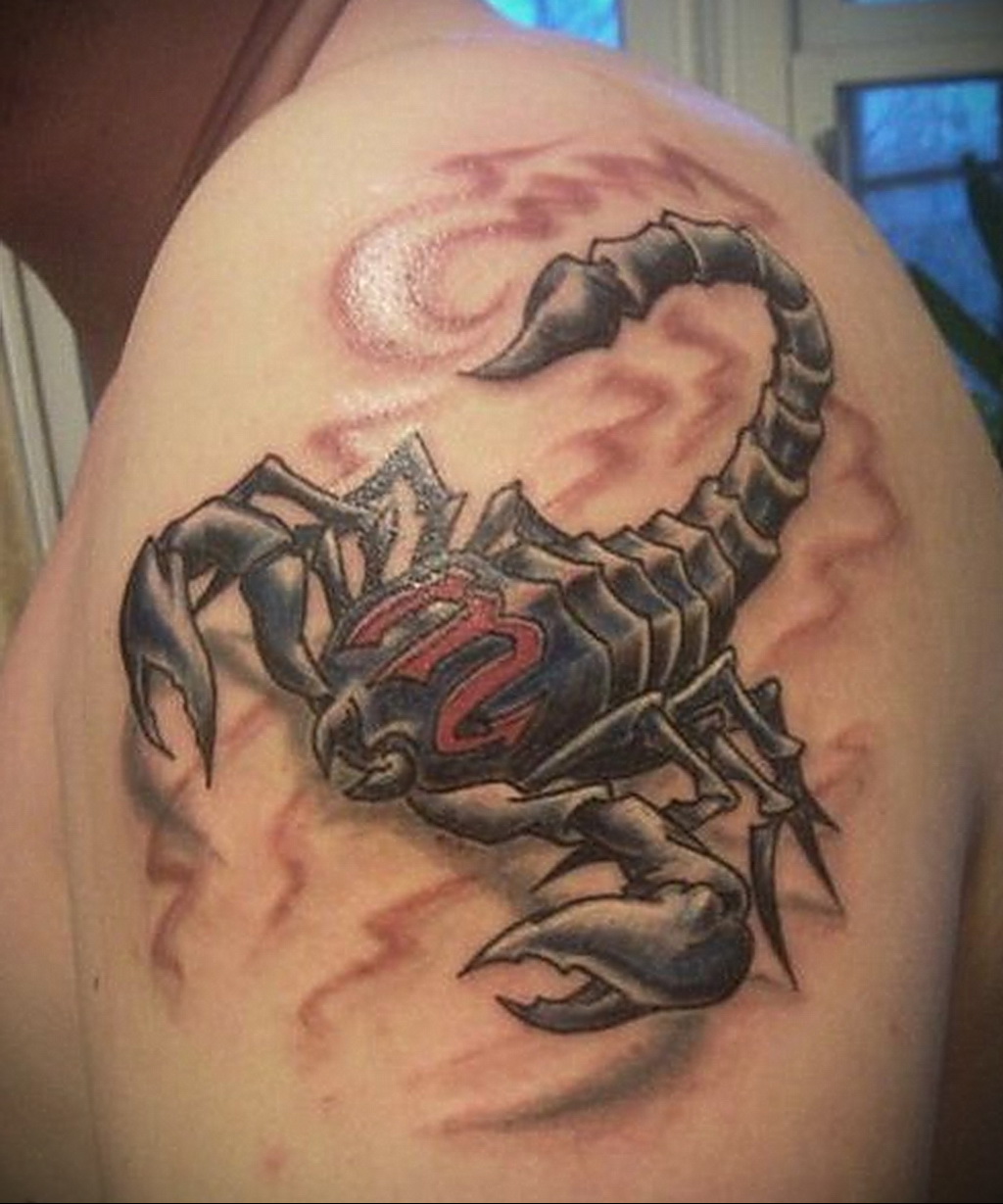 скорпионы татуировки на грудь для мужчин фото 93