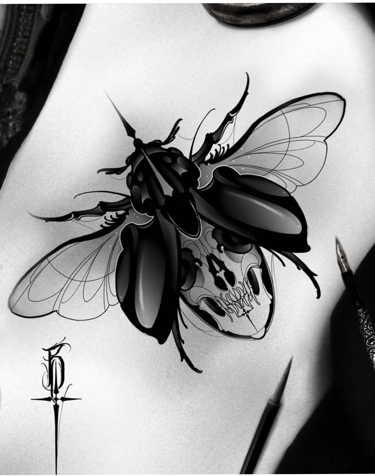 Tattoo Land 74 - Эскизы Татуировок: Насекомые