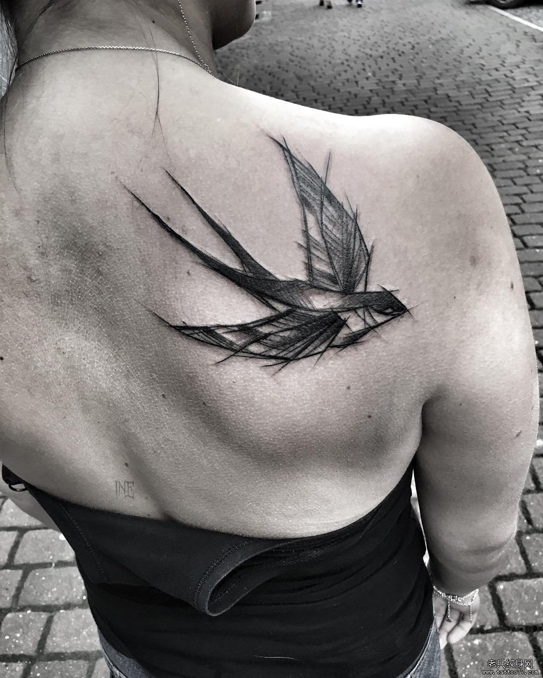 Татуировки птиц для мужчин