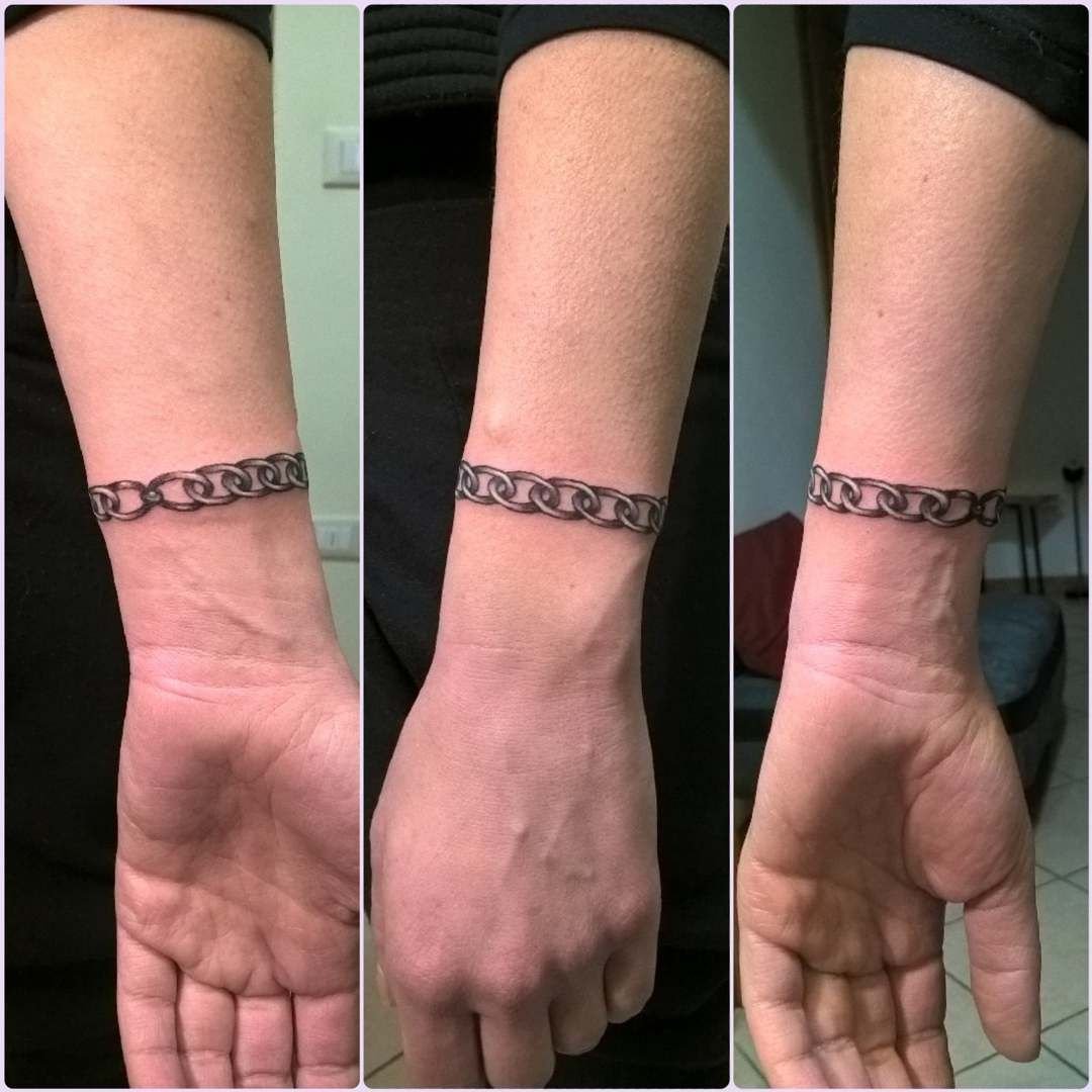 Татуировка на запястье браслет для мужчин