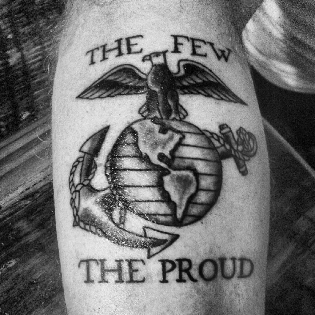 Татуировки ДШБ морской пехоты