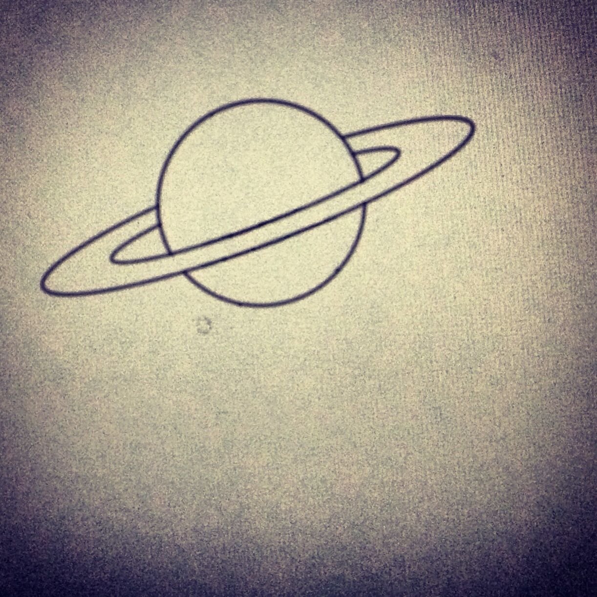 Эскизы тату планеты Сатурн