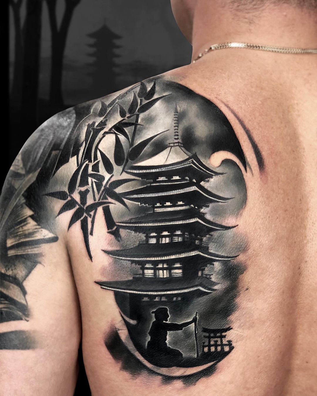 Татуировки для мужчин Самурай