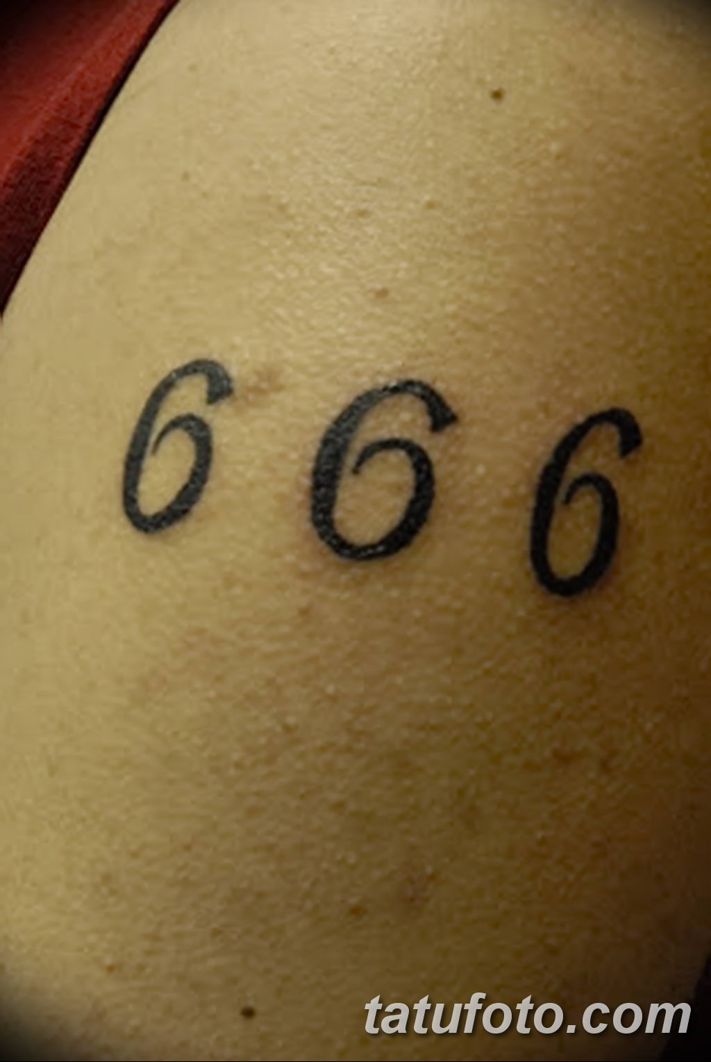 Тату 666 на руке