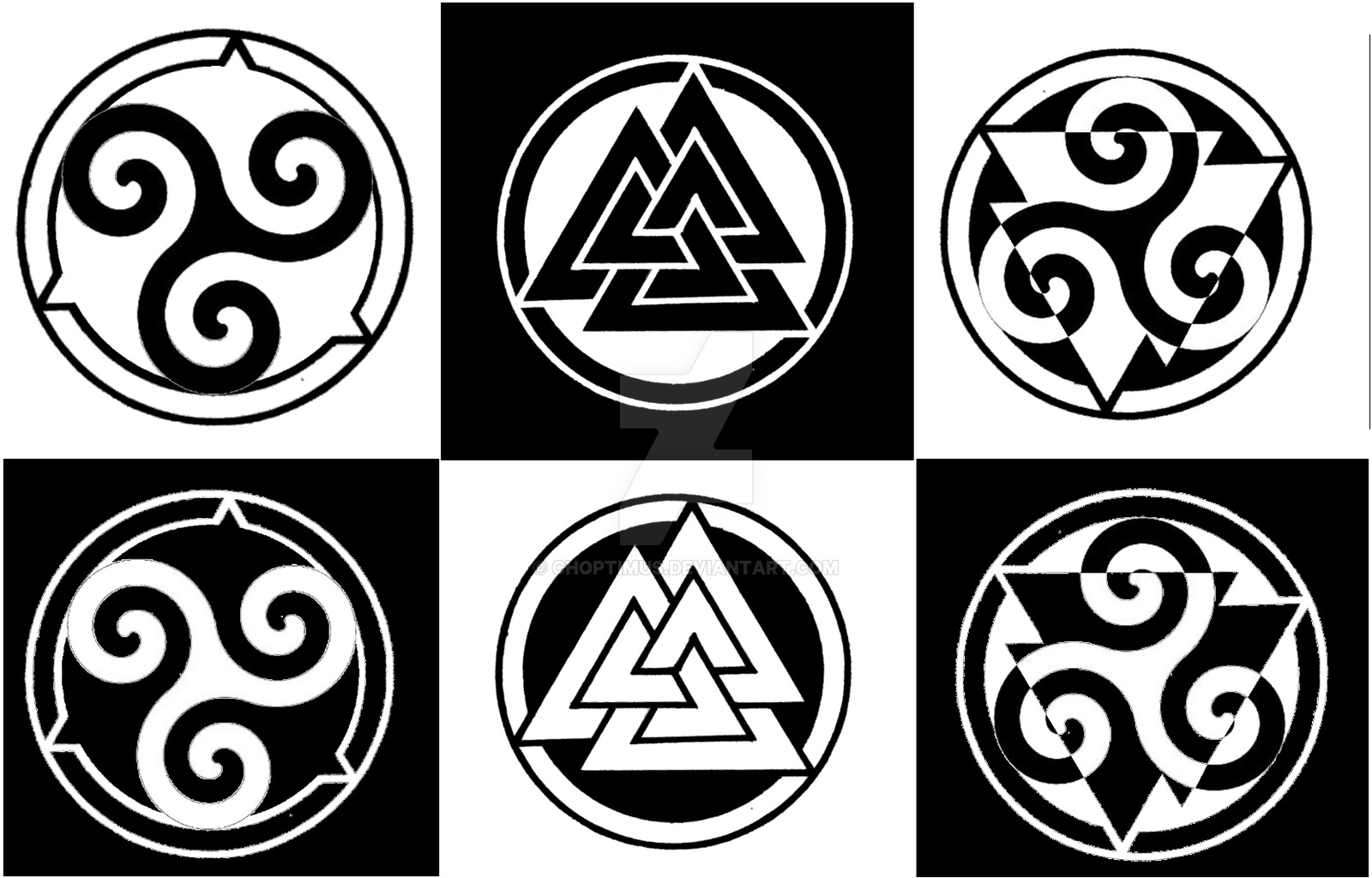 Кельтский символ Трискелион