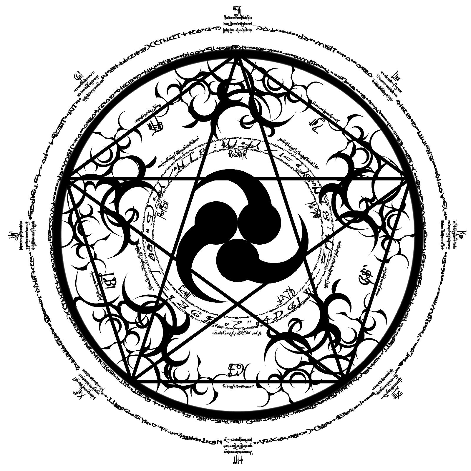 Мистические тату символы