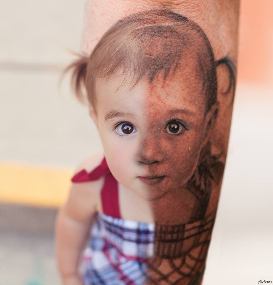 Дети с настоящими татуировками