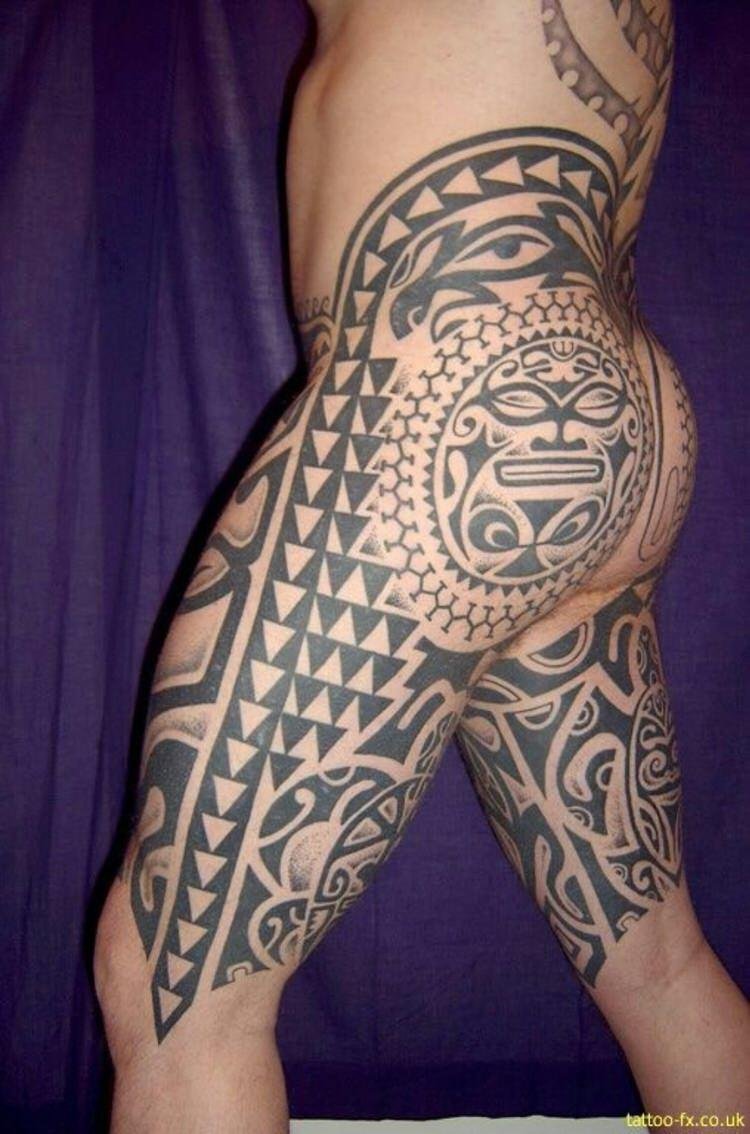 Полинезийский стиль тату