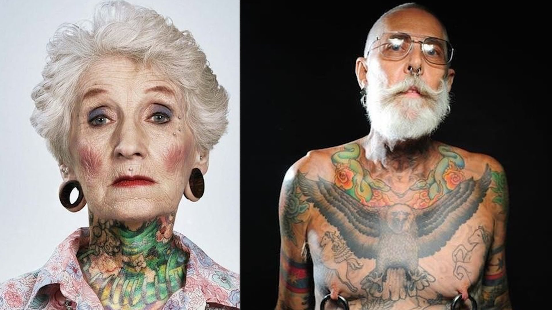 Татуированные женщины в возрасте