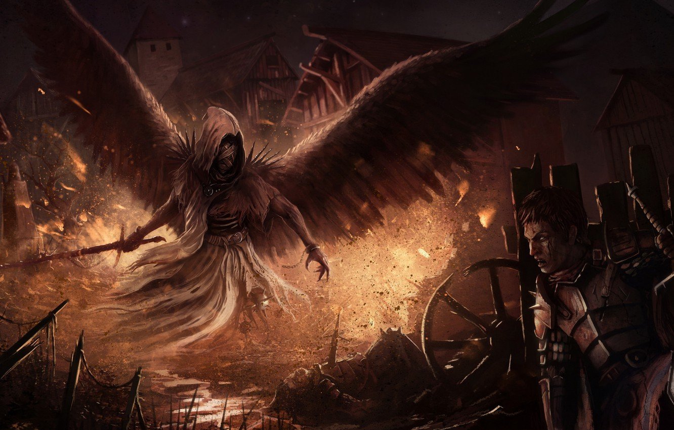 Азраэль ангел смерти Люцифер