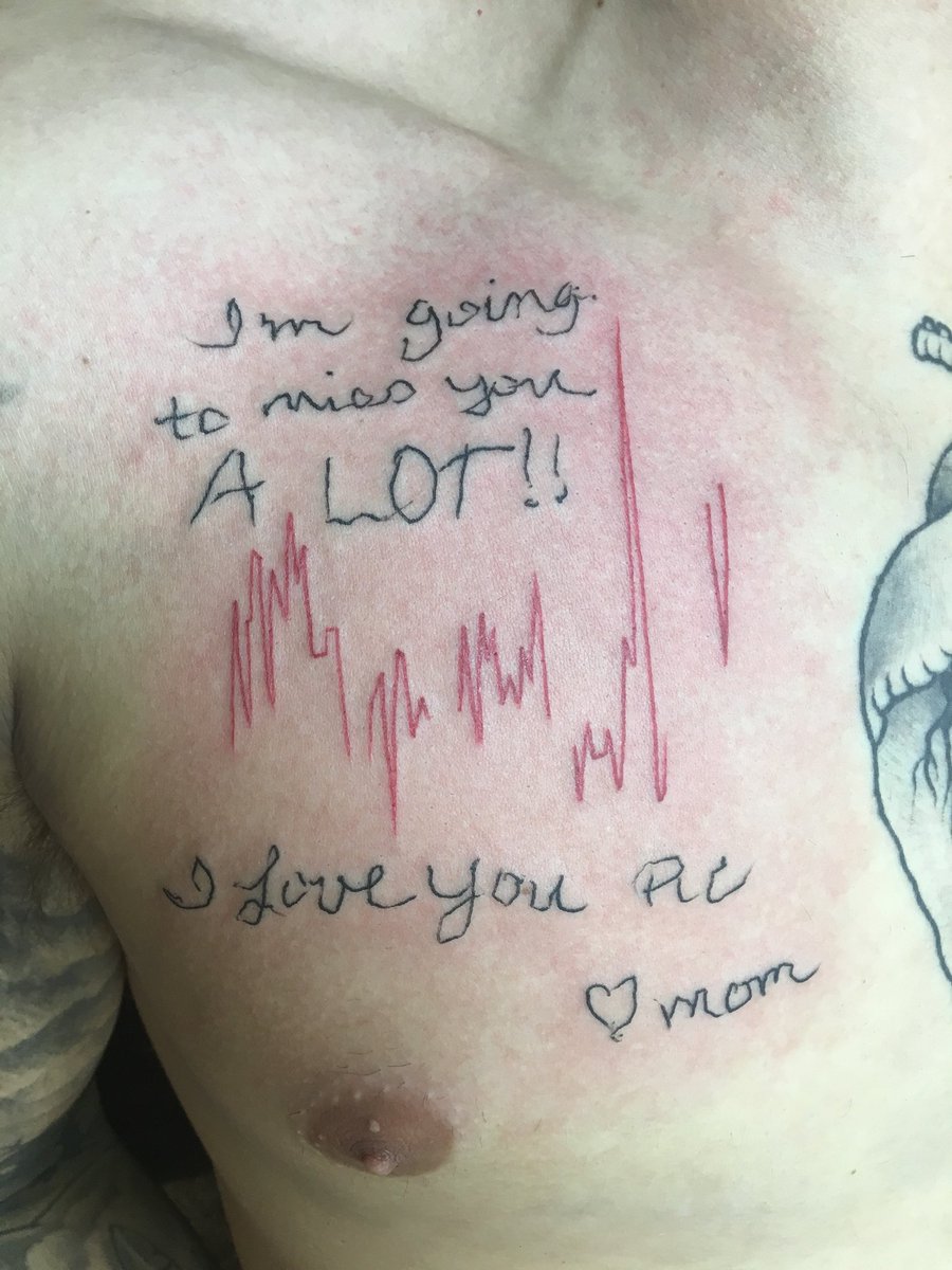 Татуировка в память о маме