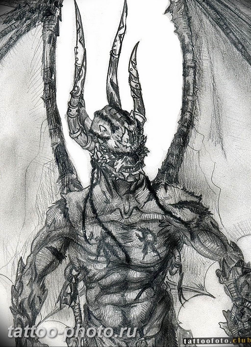 Astaroth демон тату