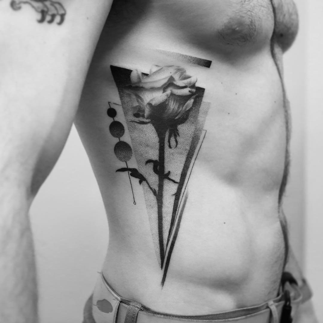 Эскизы мужских тату на ребрах (ФОТО) - zelgrumer.ru