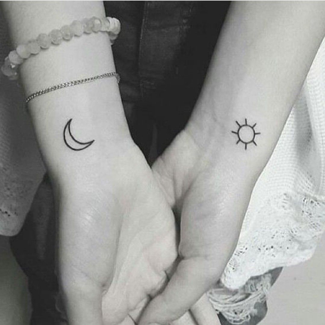 парные татуировки для подруг маленькие со смыслом