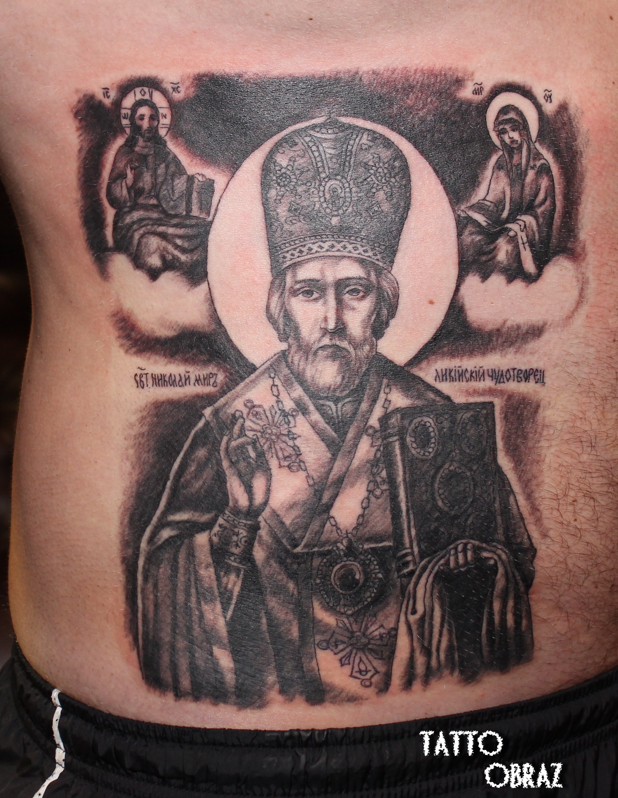 Татуировки святых Николай угодник