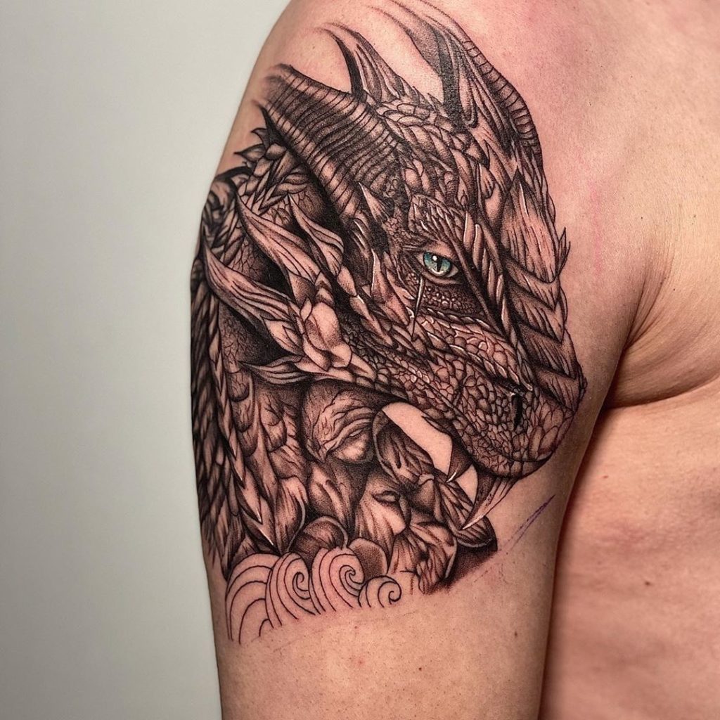 Татуировки для мужчин дракон