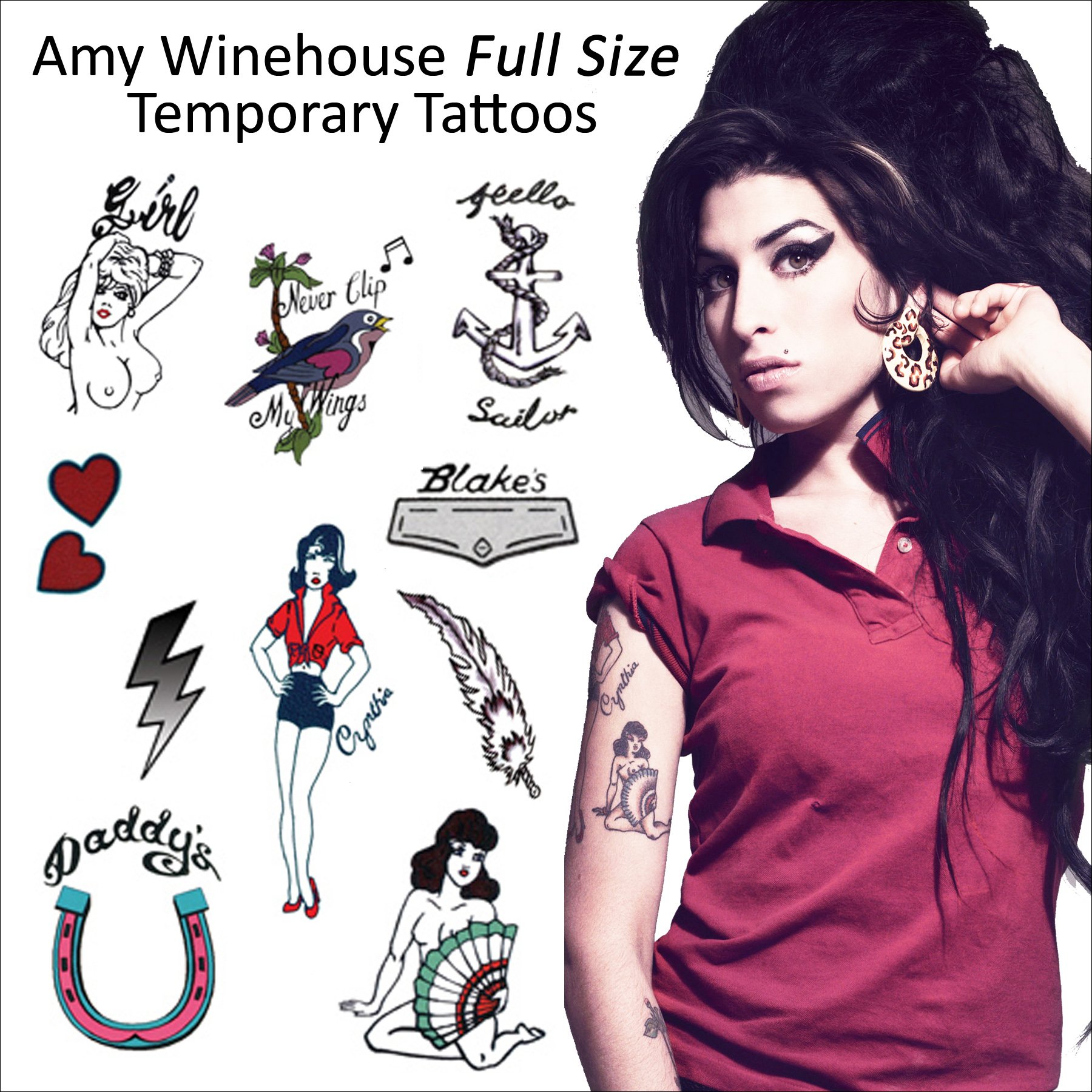Amy Winehouse Татуировки.