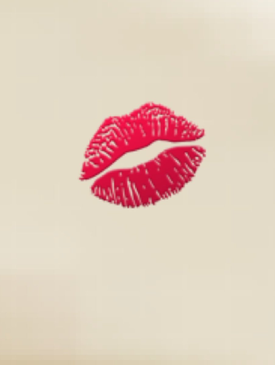 Эмодзи губы поцелуй