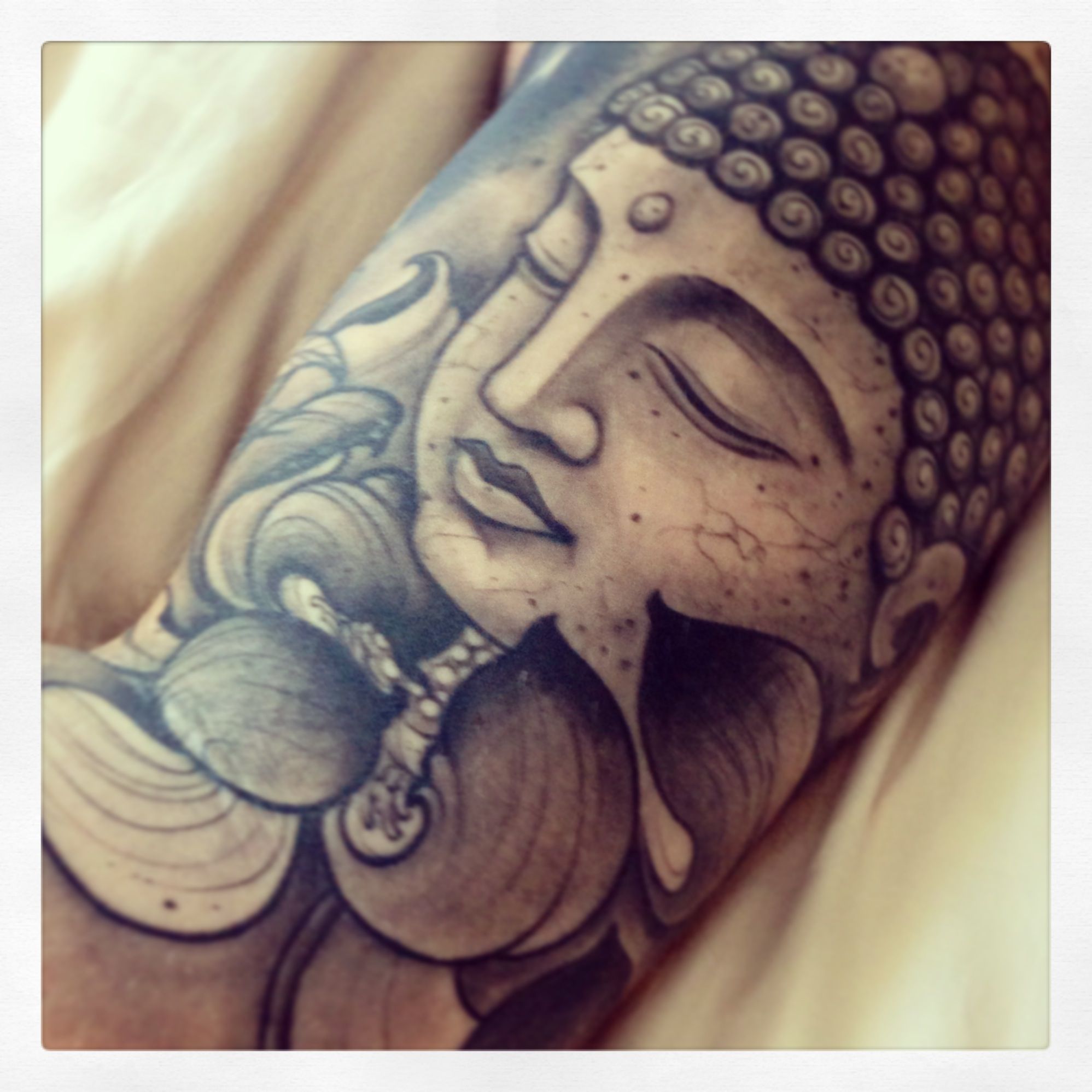Будда аскет Татуировка