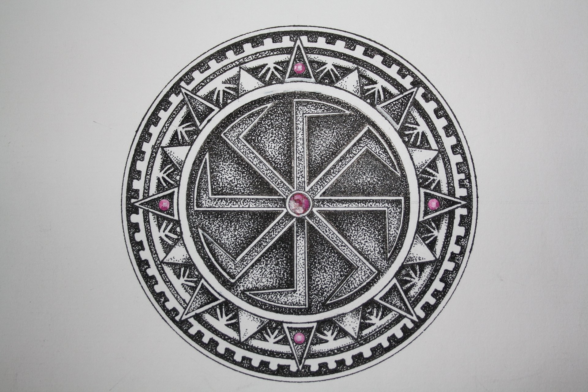 Славянский символ Коловрат восьмилучевой