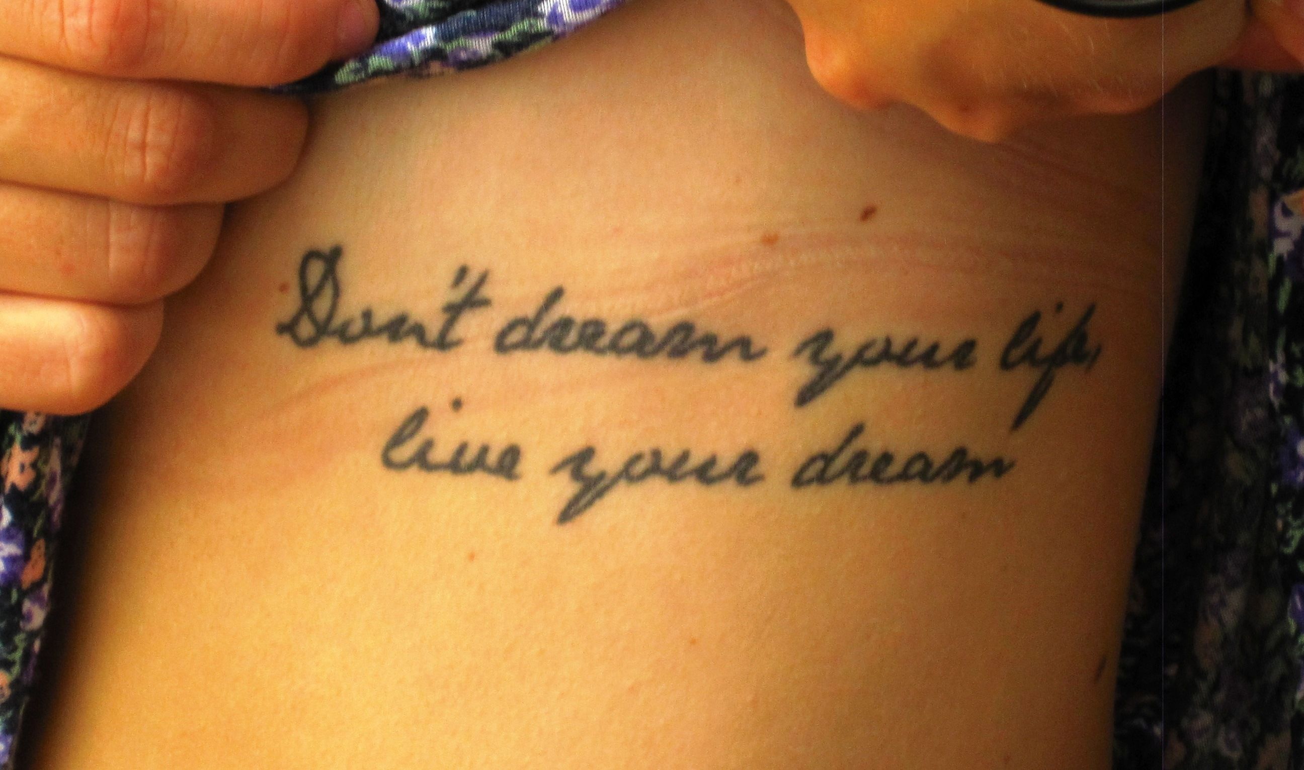 Follow your Dreams тату