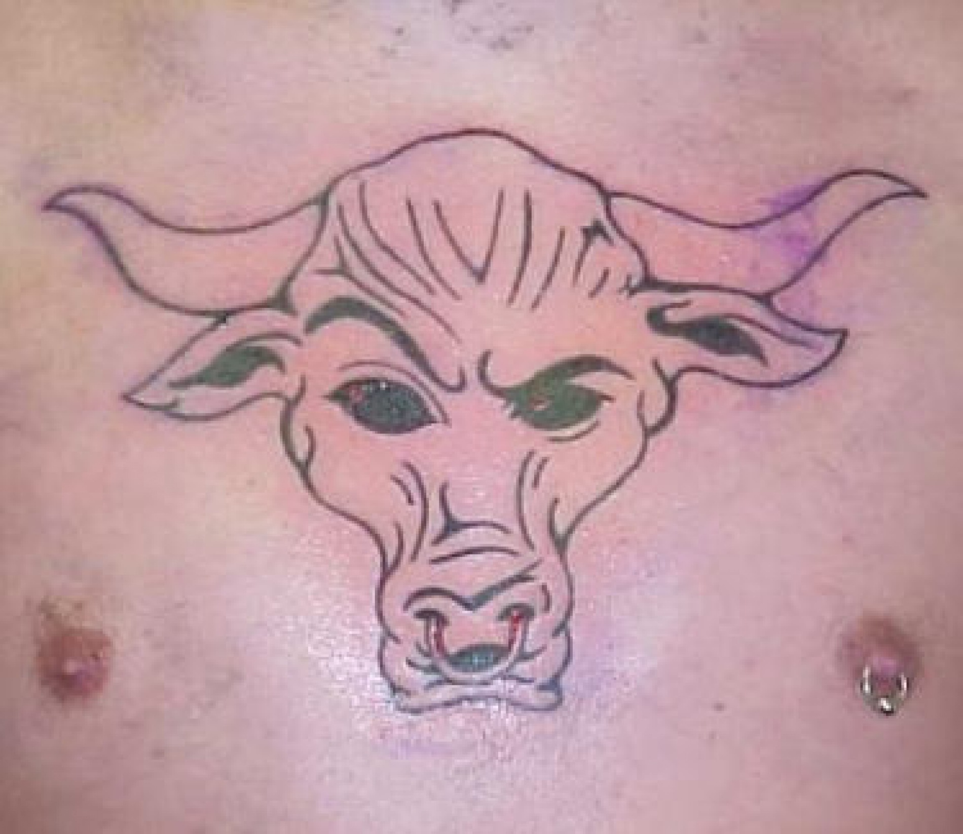 Татуировка бык