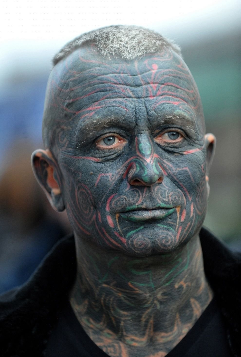 Владимир Франц - самый татуированный кандидат в президенты.