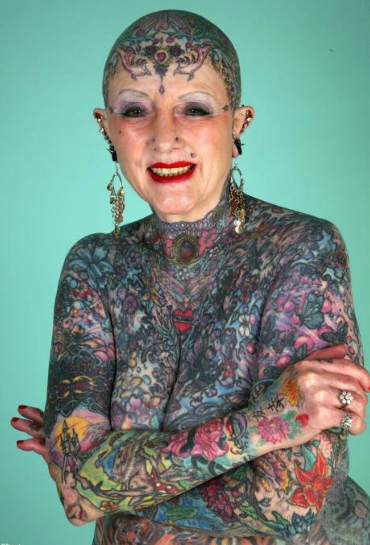 Самая татуированная женщина Изабель Варлей