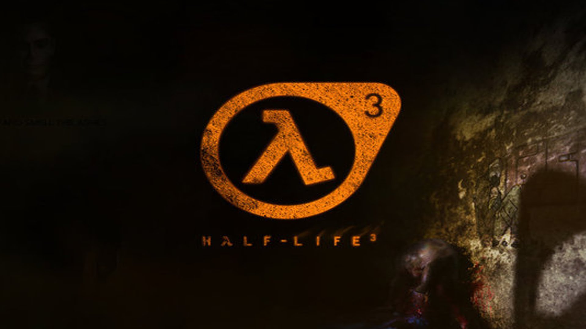 Half Life надпись