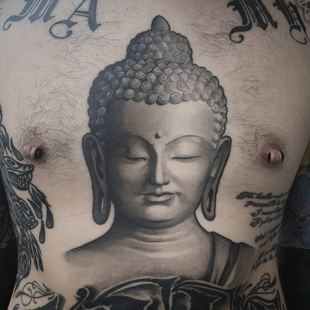 Татуировка Будда.