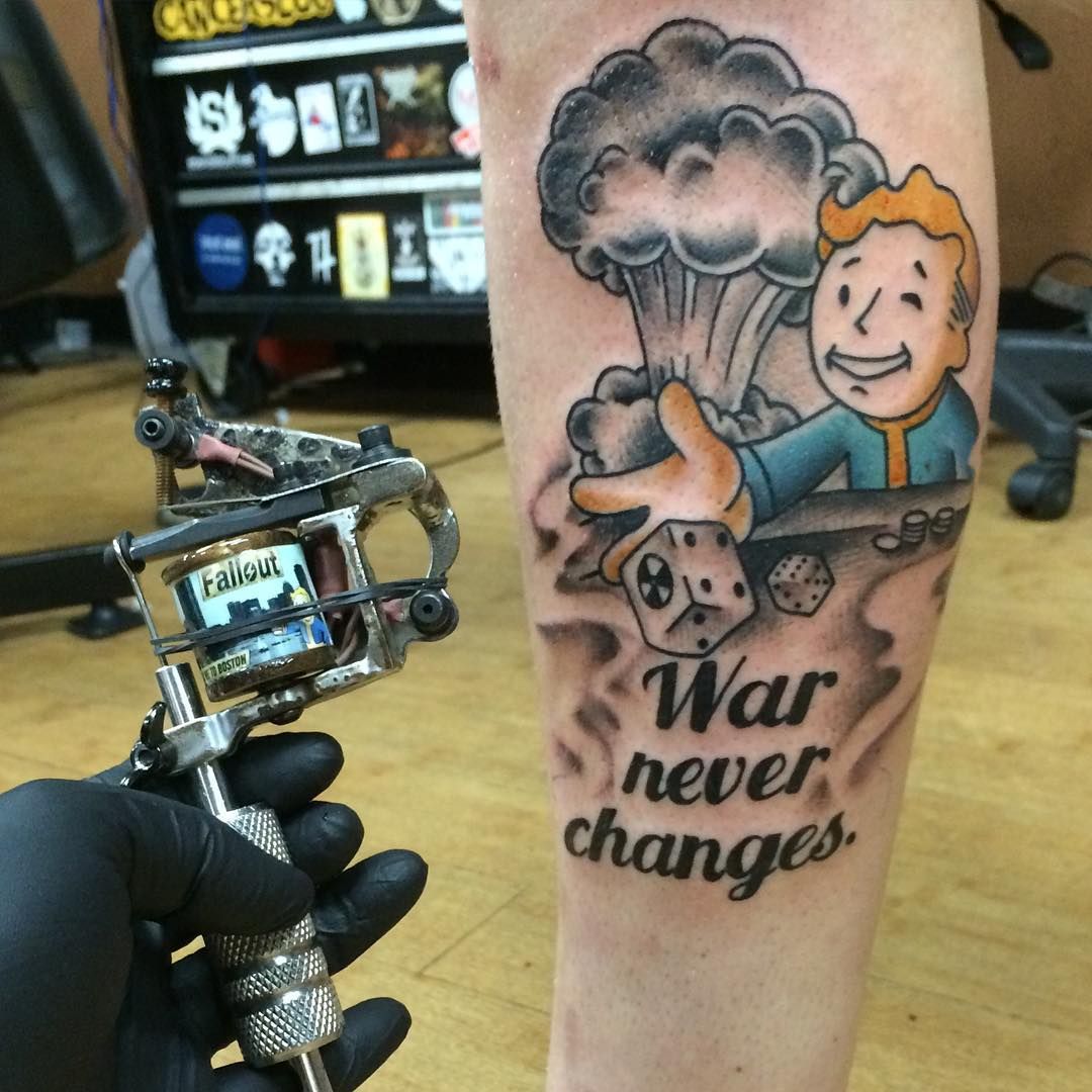 Fallout 4 сделать тату фото 87