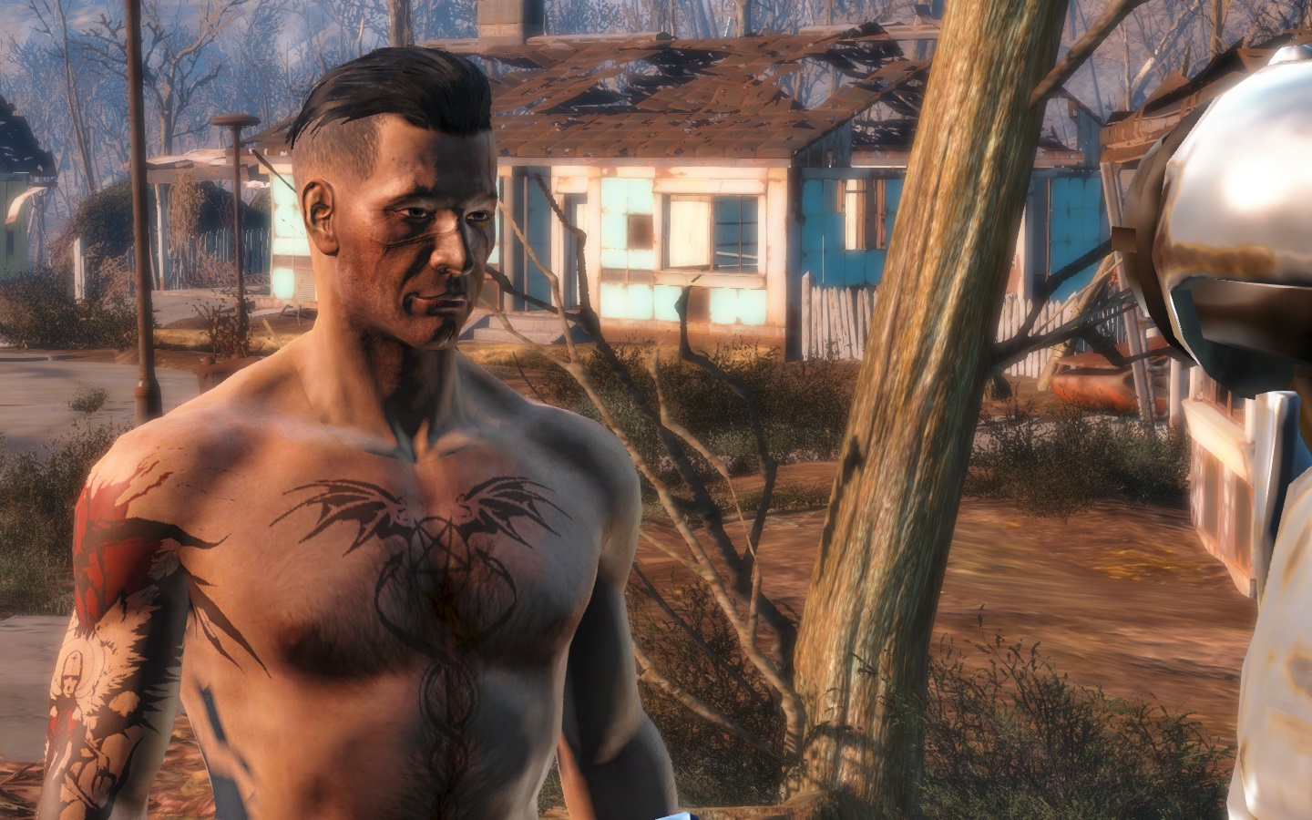 Fallout 4 татуировки где делают (120) фото