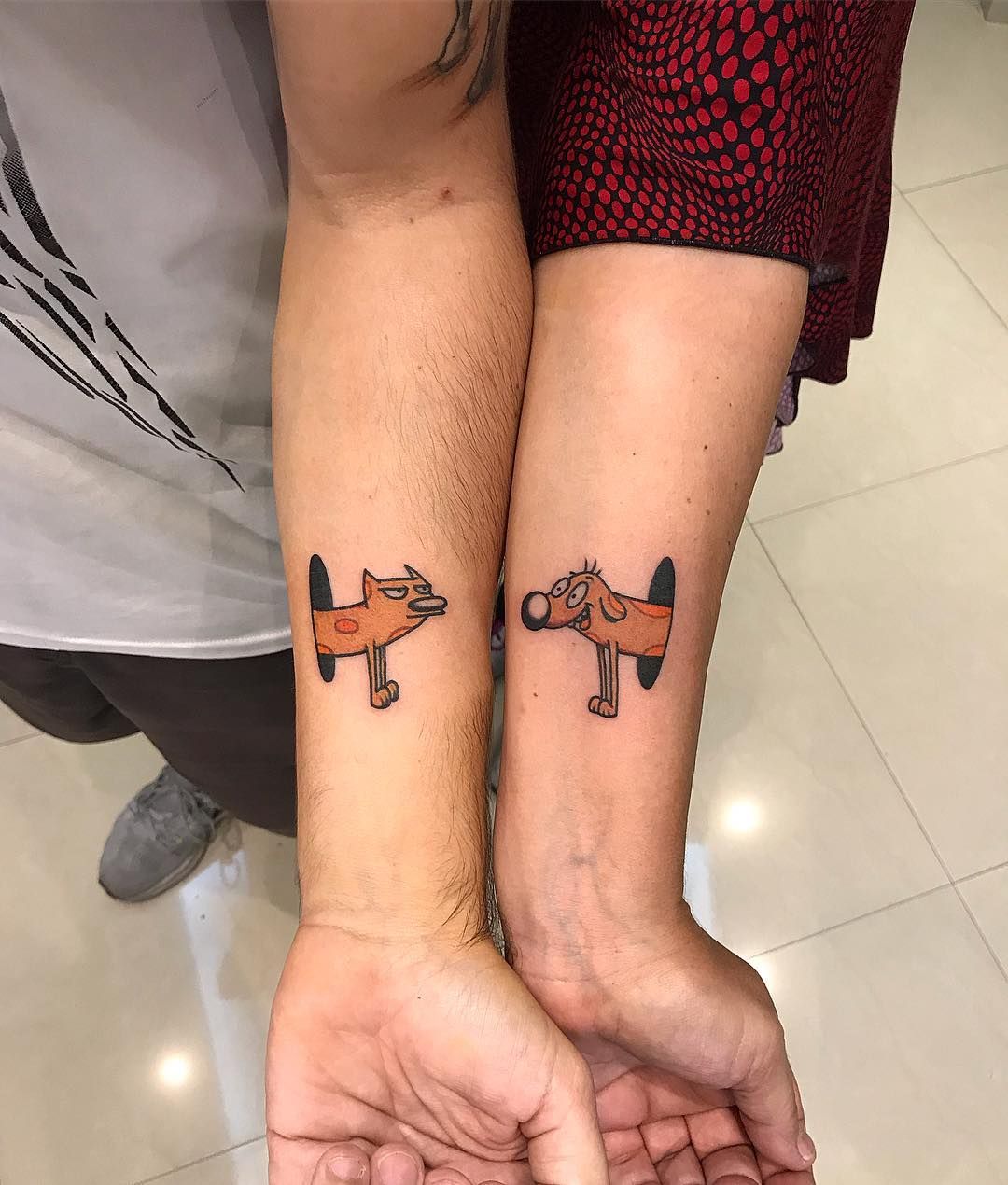 Парные Татуировки для братьев