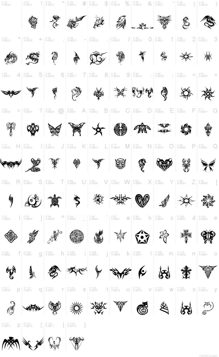 Красивые символы